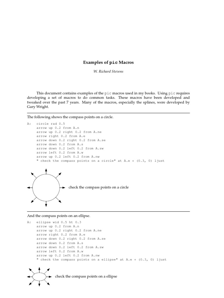 Pic Macros Examples for Drawing | PDF | Geometry | Teaching Mathematics
