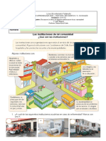 Guía 2 Historia 1° Instituciones de Mi Comunidad