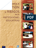 Manual de Gestión de Riesgos Centros Educativos