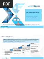 AnalytixLabs - Data Science With Python