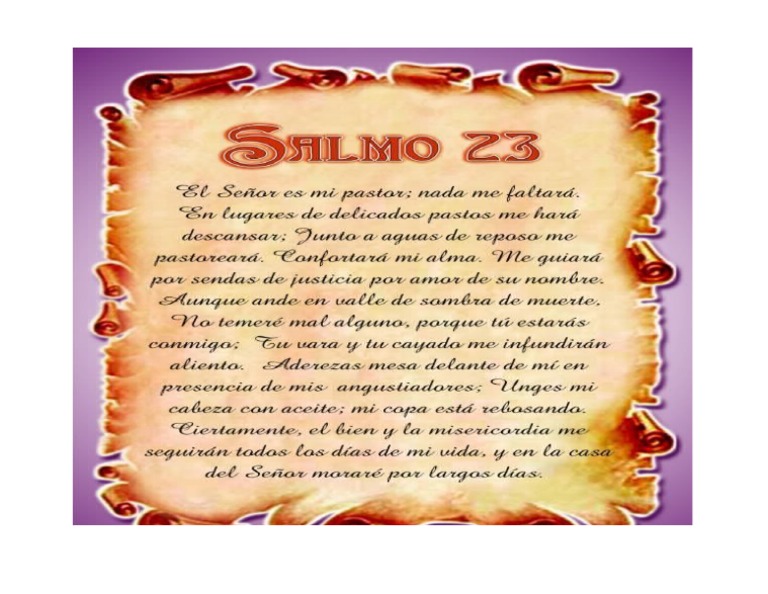 Salmos 23 (Spanish)