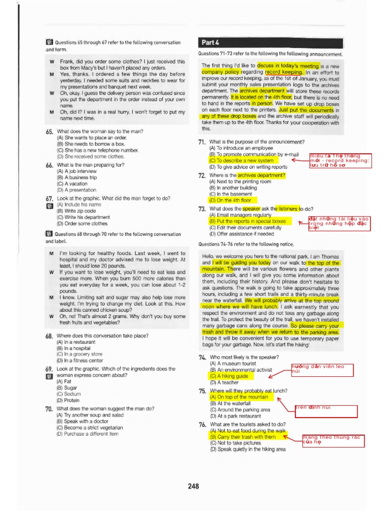 Script Part 4 - Test 1 | PDF