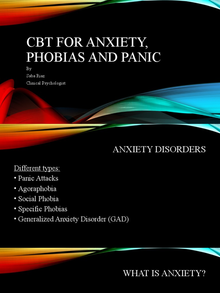 CBT Techniques for Anxiety Disorders | PDF | Anxiety Disorder | Phobia