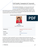 Secretario general del Partido Comunista de Venezuela - Wikipedia, la enciclopedia libre