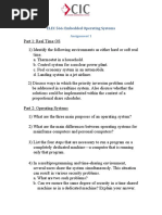 ELEC 566: Embedded Operating Systems: Assignment 1