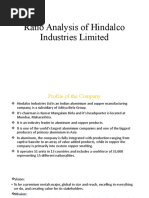 Ratio Analysis of Hindalco Industries Limited