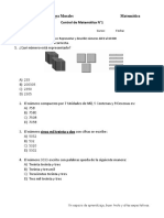 Control de Matemática N 1