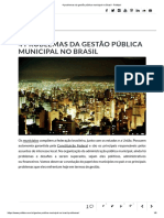 06 Problemas Da Gesto Pblica Municipal No Brasil - Politize