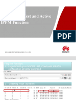 How Ping Test and Active IPPM Function: Huawei Technologies Co., LTD