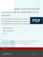 Las Incivilidades Como Territorio Simbólico de La Violencia