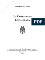Juan Peron - Comunidad Organizada