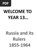 Russia 1855 To 1964 Introduction