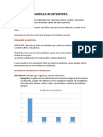 Modulo de Estadística