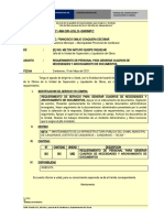Informe N°001-2021-Uslo - Requerimiento de Personal Administrativo