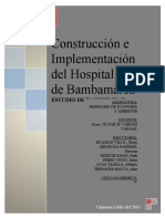 Construcción e Implementación Del Hospital II - 1 de Bambamarca