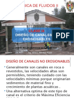 10CLASE X-DISEÑO DE CANALES NO EROSIONABLES