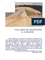 Taludes de Montante e Jusante