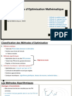 Algorithmes D'optimisation Mathématique