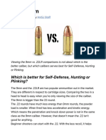.22 Vs 9mm: Which Is Better For Self-Defense, Hunting or Plinking?