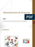 Actividades 15 Administración de Proyectos EDT v1