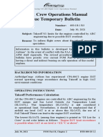 Flight Crew Operations Manual Blue Temporary Bulletin: Number: Date: Subject