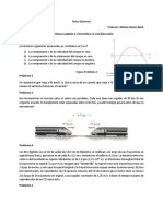 Problemas de cinemática en una dimensión con soluciones