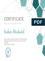 Certificate: Basheer Almetwakel