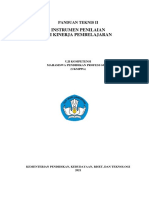 Panduan Teknis II Instrumen Penilaian Uji Kinerja Pembelajaran