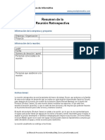 PMOInformatica Plantilla Resumen Reunion Retrospectiva