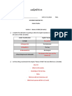 Saturday Exam Yr5 T1 Marking Scheme Zaheed