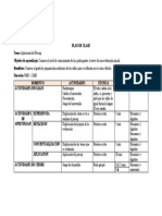 Plan clase 03 agosto