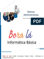 Rotinas Administrativas - Parte - Informática