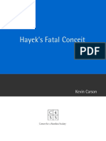 Kevin Carson - Hayek's Fatal Conceit