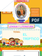 Miercoles 11 Agosto El Triptico Lengua y Literatura