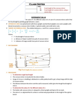 Class Notes: Experiment No.10