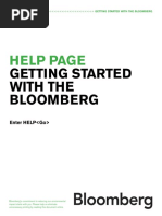 Bloomberg Terminal Manual