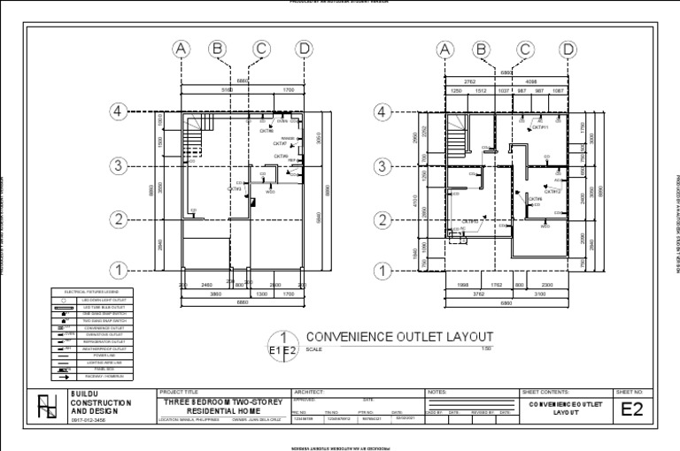 Convenience Outlet Layout Plan | PDF | Electrical Engineering | Components
