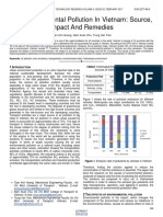 The Environmental Pollution in Vietnam Source Impact and Remedies