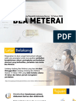 UU 10 Tahun 2020 Bea Meterai