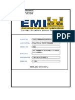 Elaborar El Planteamiento Del Problema Eiko Machu Miwa Practicas Industriales