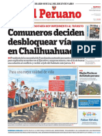 Comuneros Deciden Desbloquear Vía en Challhuahuacho: para Una Mejor Calidad de Vida