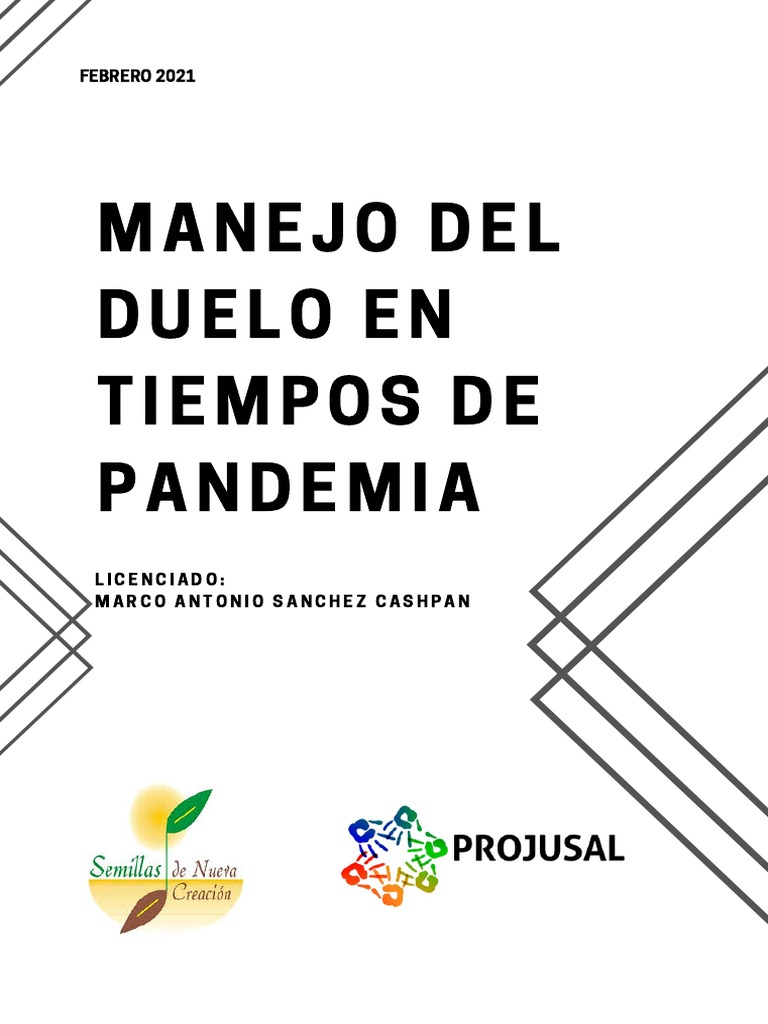 Manejo del Duelo en Pandemia | PDF | Dolor | Las emociones