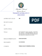 Anteproyecto 056-2021. Escala Salarial para Abogados Del Estado