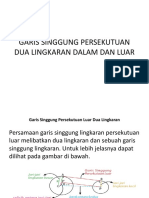 Garis Singgung Persekutuan Dua Lingkaran Dalam Dan Luar