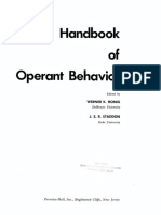 Handbook of Operant Behavior_text