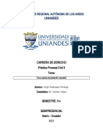 Cinco Asuntos de Jurisdicción Voluntaria