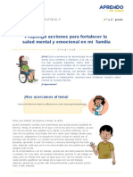 Fortalecemos La Salud Mental Familiar