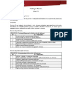 Deber de Gestion de Procesos