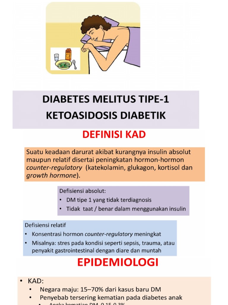 Ketoasidosis Diabetik DM Type 1 | PDF