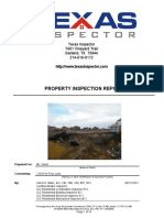 Property Inspection Report: Texas Inspector 7401 Vineyard Trail Garland, TX 75044 214-616-0112